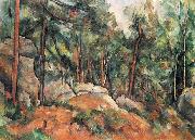 Paul Cezanne Im Wald painting